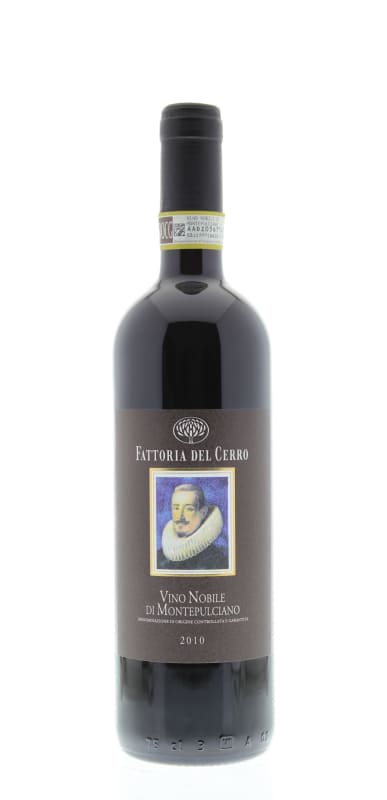 Fattoria del Cerro Vino Nobile di Montepulciano 2010 Front Bottle Shot
