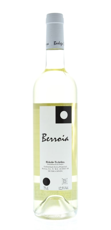 Bodegas Berroja Berroia Txakoli 2012 Front Bottle Shot