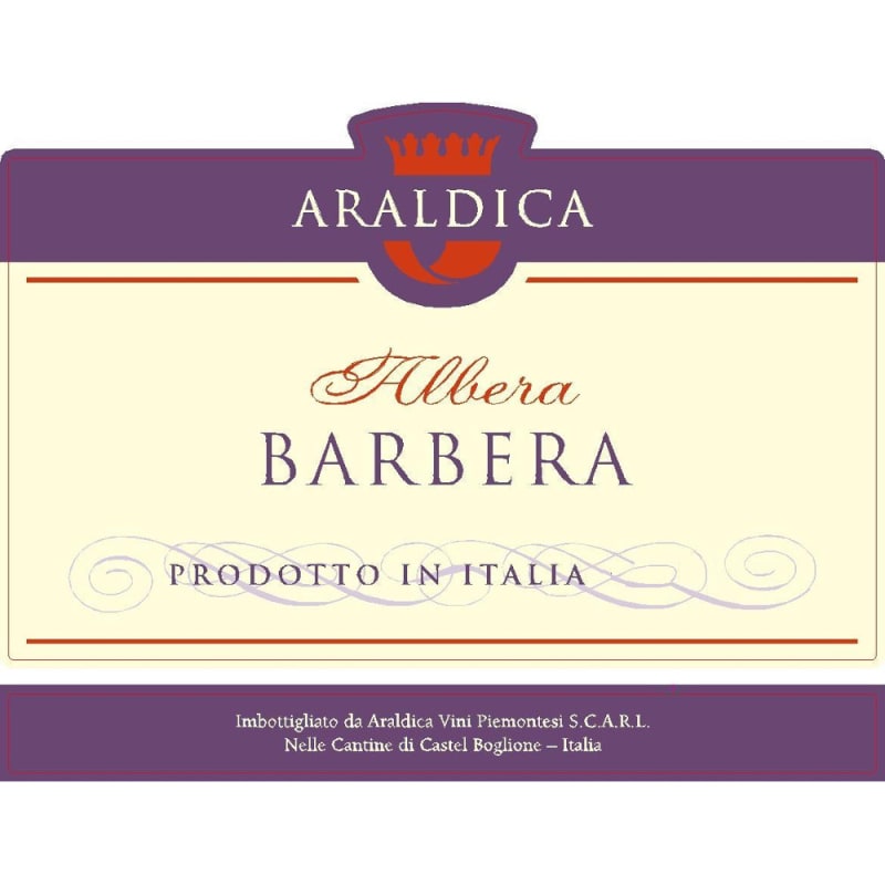 Araldica Vini Piemontesi Albera Barbera d'Asti 2009 Front Label