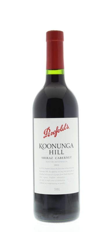 Penfolds Koonunga Hill Shiraz-Cabernet 2011 Front Bottle Shot