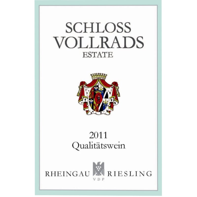 Schloss Vollrads Rheingau Riesling QbA 2011 Front Label