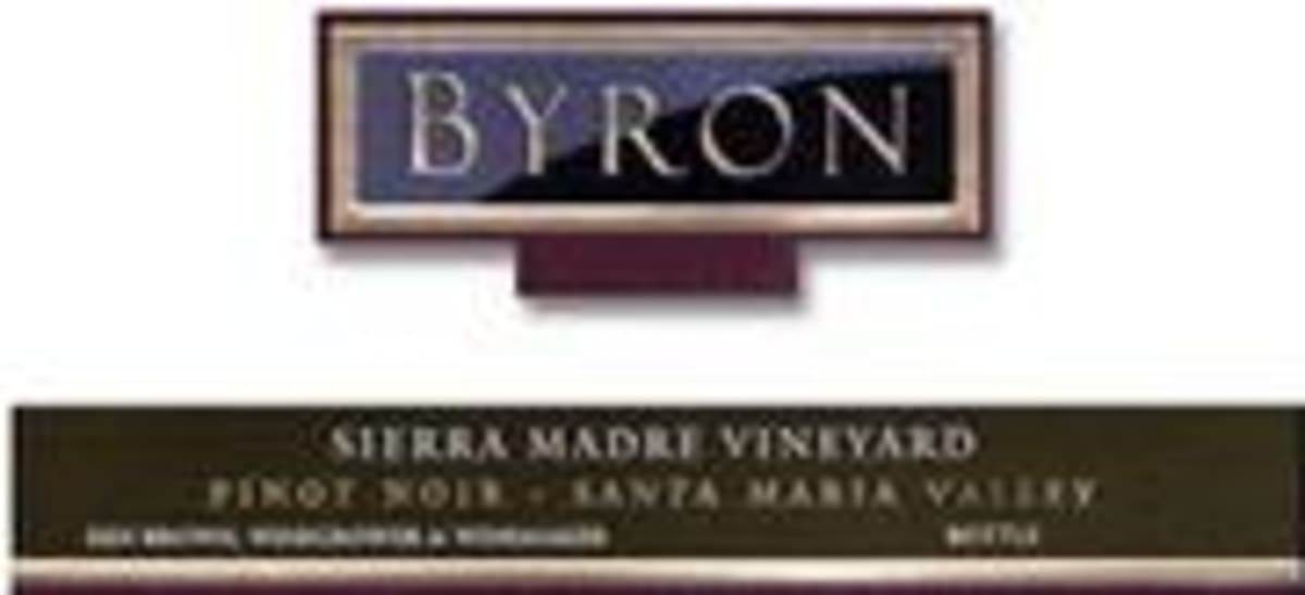 Byron Sierra Madre Pinot Noir 1997 Front Label