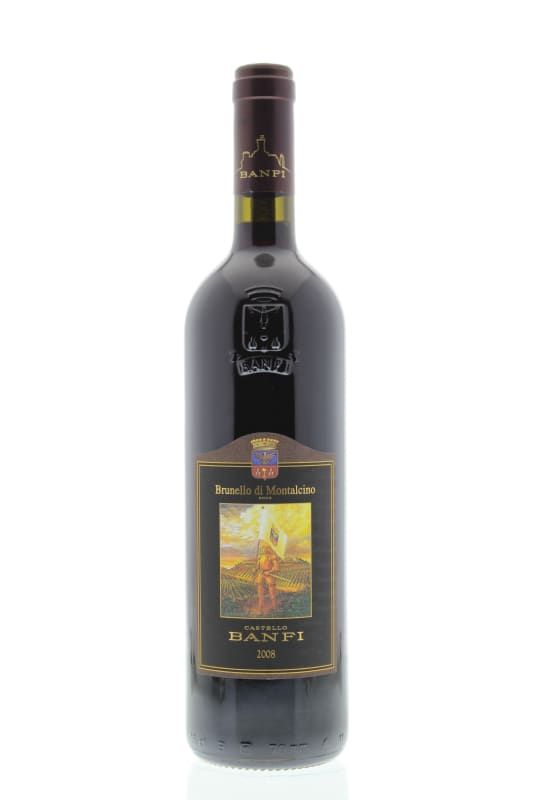 Banfi Brunello di Montalcino 2008 Front Bottle Shot