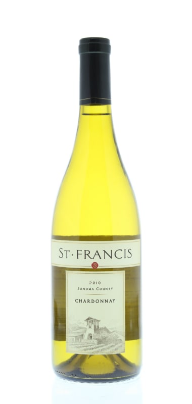 St. Francis Chardonnay 2010 Front Bottle Shot