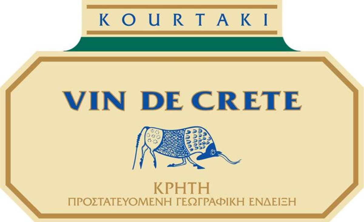 D. Kourtakis by Greek Wine Cellars Kourtaki Vin de Crete White 2013 Front Label