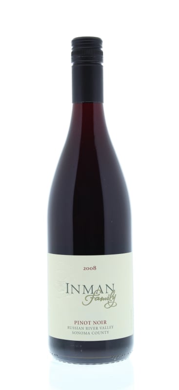 Inman Family Russian River Pinot Noir 2008 Front Bottle Shot