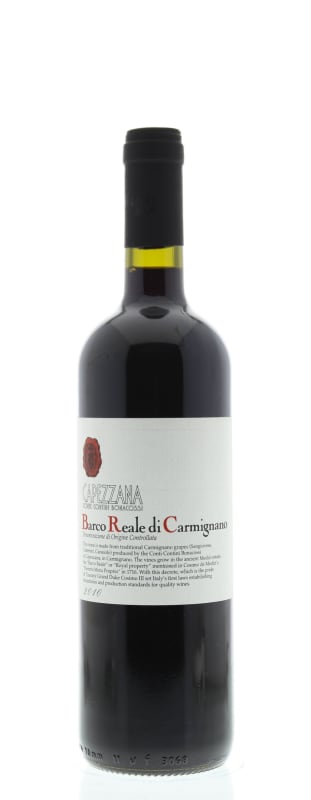 Capezzana Barco Reale di Carmignano 2010 Front Bottle Shot