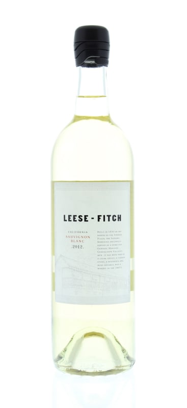 Leese-Fitch Sauvignon Blanc 2012 Front Bottle Shot