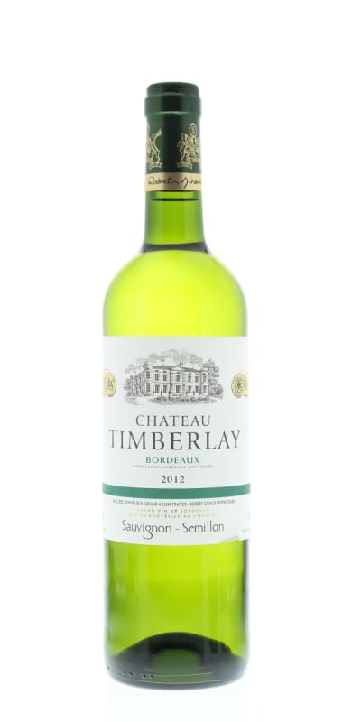 Chateau Timberlay Blanc 2012 Front Bottle Shot
