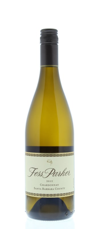 Fess Parker Santa Barbara Chardonnay 2012 Front Bottle Shot