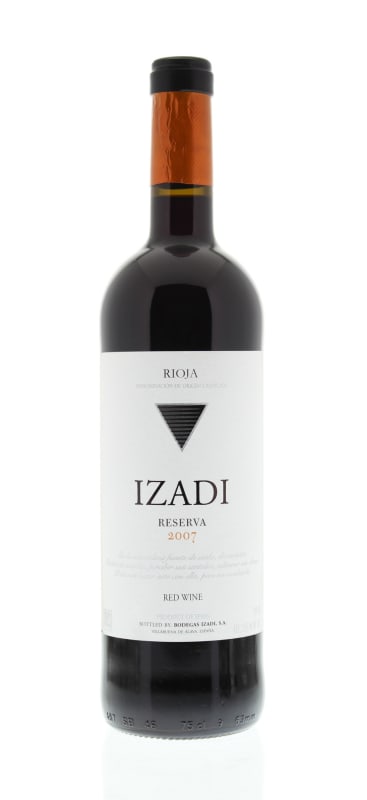 Bodegas Izadi Rioja Reserva 2007 Front Bottle Shot