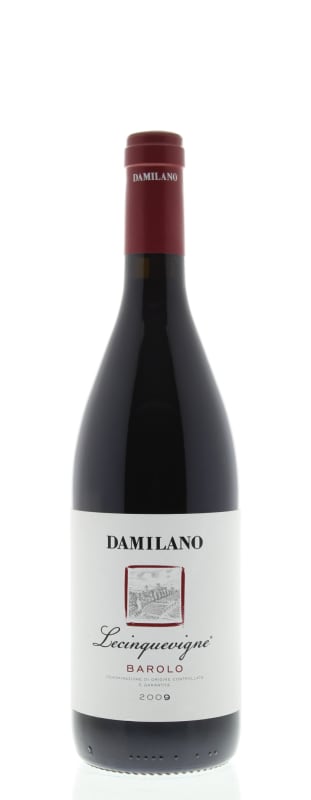 Damilano Barolo Lecinquevigne 2009 Front Bottle Shot