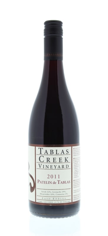 Tablas Creek Patelin de Tablas Rouge 2011 Front Bottle Shot