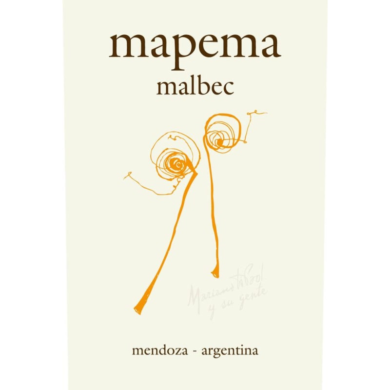 Mapema Malbec 2011 Front Label