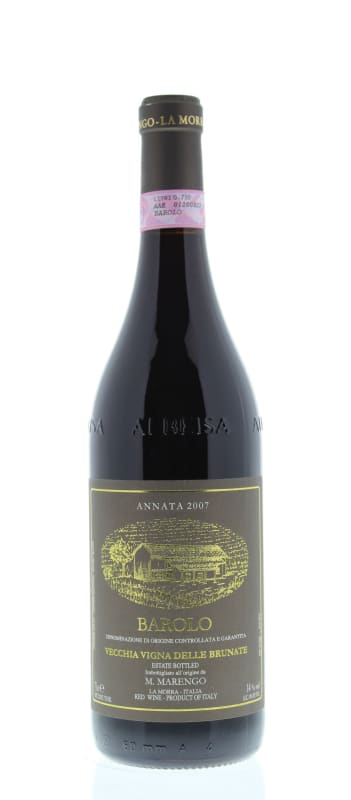 M. Marengo Barolo Vecchia Vigna Brunate 2007 Front Bottle Shot