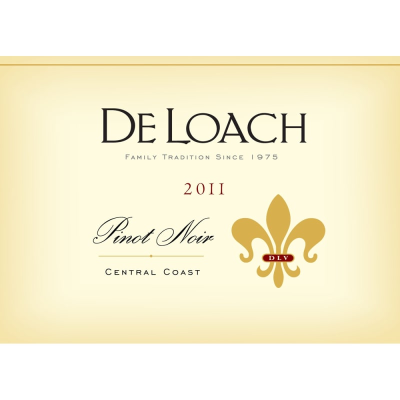 DeLoach Central Coast Pinot Noir 2011 Front Label