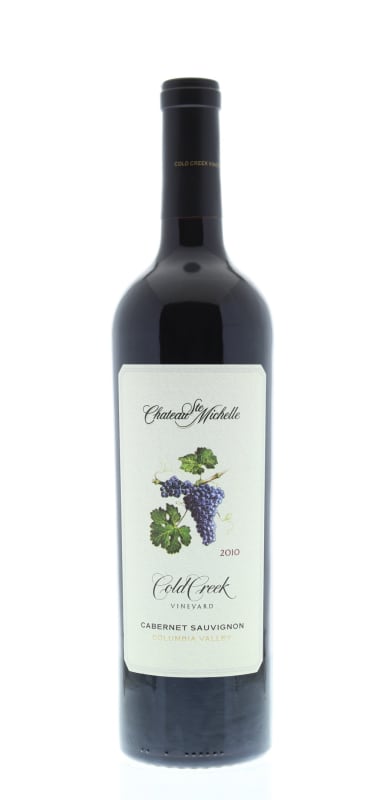 Chateau Ste. Michelle Cold Creek Vineyard Cabernet Sauvignon 2010 Front Bottle Shot