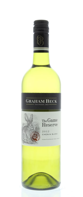 Rooiberg Winery Game Reserve Chenin Blanc 2012 Front Bottle Shot
