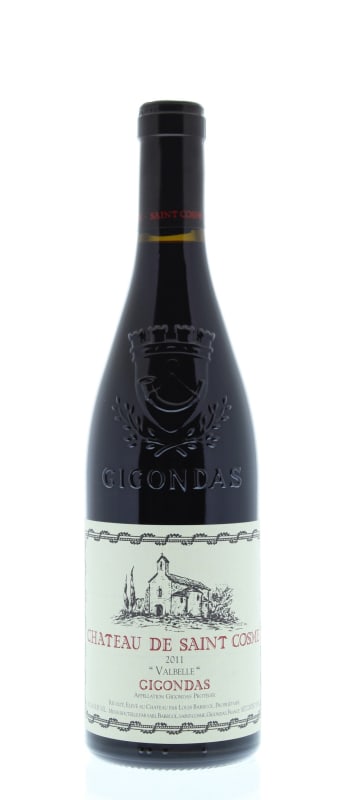 Chateau de Saint Cosme Gigondas Valbelle 2011 Front Bottle Shot