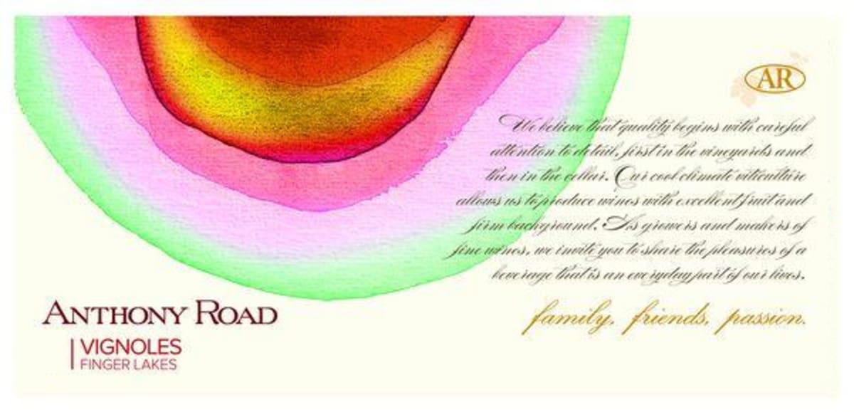Anthony Road Vignoles 2014 Front Label