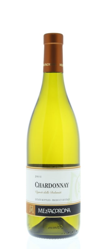 Mezzacorona Chardonnay 2011 Front Bottle Shot