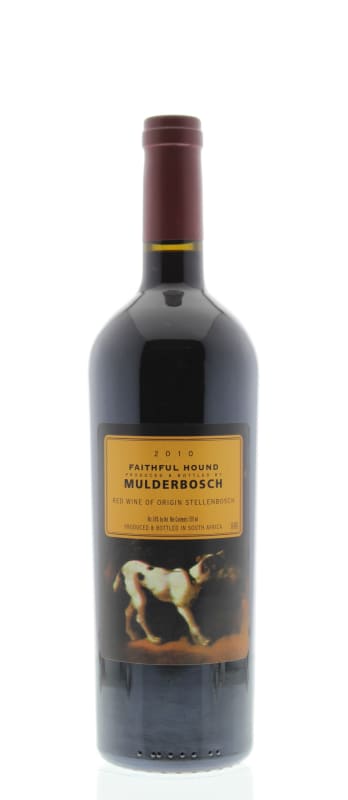 Mulderbosch Faithful Hound 2010 Front Bottle Shot