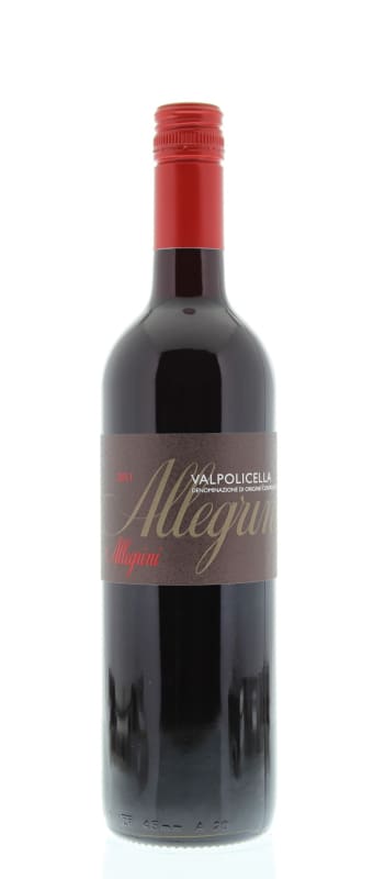 Allegrini Valpolicella 2011 Front Bottle Shot