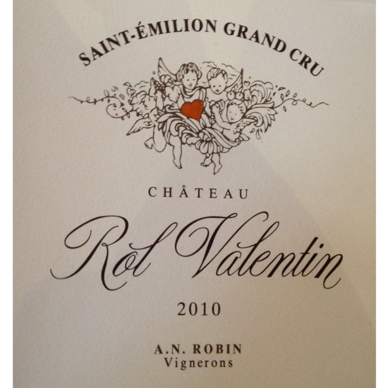 Chateau Rol Valentin 2010 Front Label