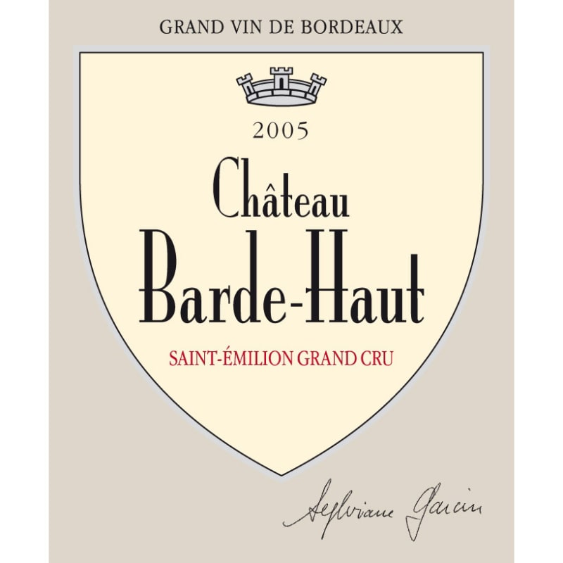 Chateau Barde-Haut (3 Liter Bottle) 2005 Front Label
