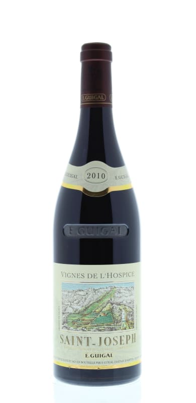E. Guigal Saint-Joseph Vignes de l'Hospice Rouge 2010 Front Bottle Shot