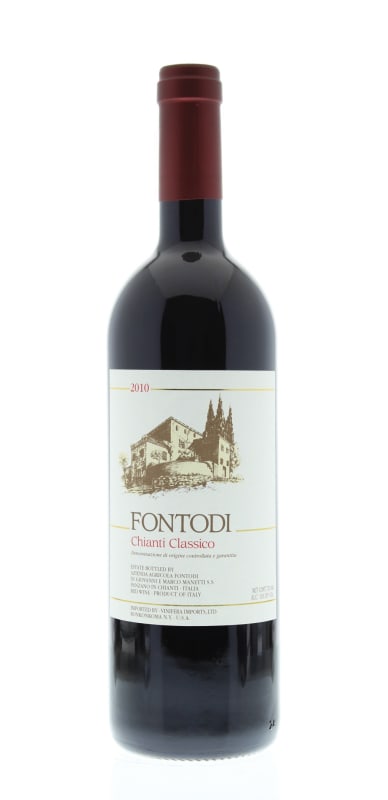 Fontodi Chianti Classico 2010 Front Bottle Shot
