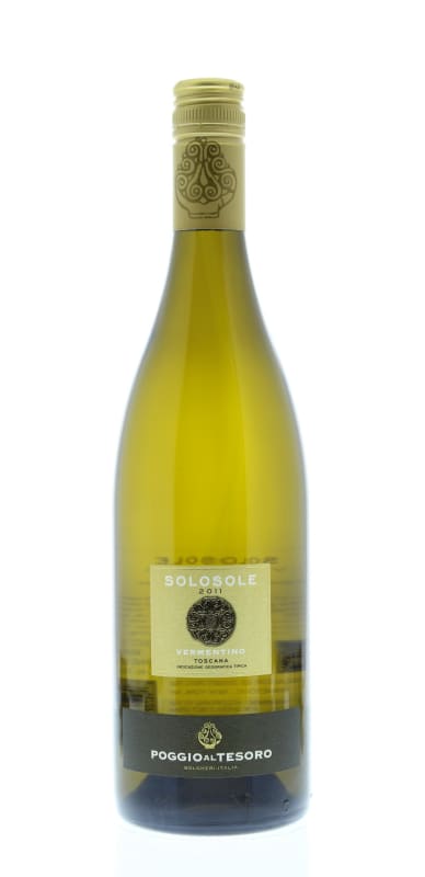 Poggio al Tesoro Solosole Bolgheri Vermentino 2011 Front Bottle Shot