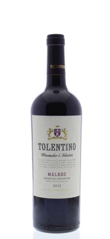 Bodega Cuarto Dominio Tolentino Winemaker's Selection Malbec 2012 Front Bottle Shot