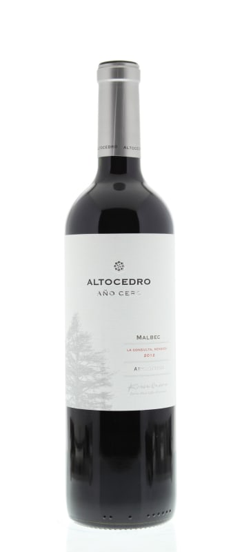 Altocedro Ano Cero Malbec 2012 Front Bottle Shot