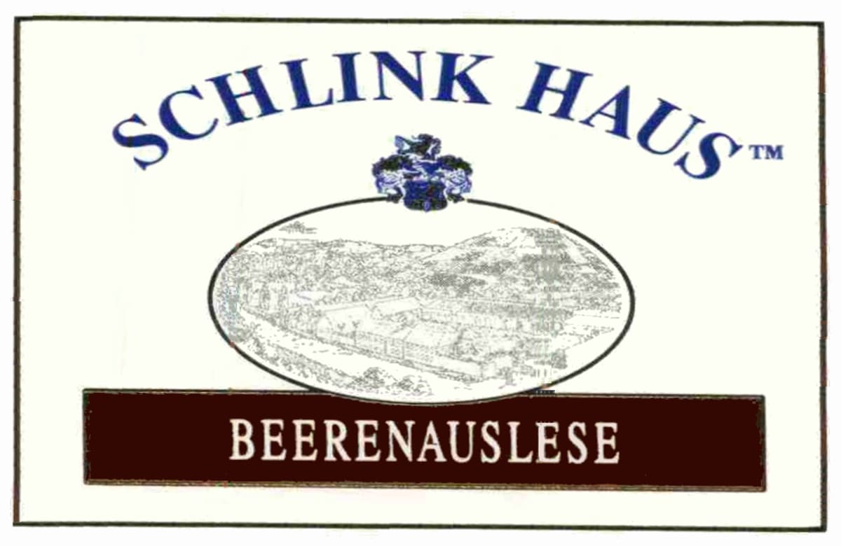 Schlink Haus Beerenauslese 2005 Front Label