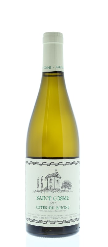 Chateau de Saint Cosme Cotes du Rhone Blanc 2012 Front Bottle Shot