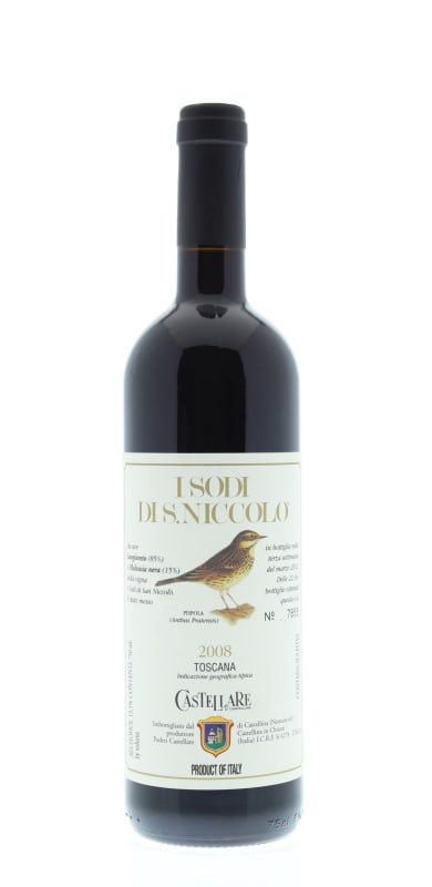 Castellare I Sodi S. Niccolo 2008 Front Bottle Shot
