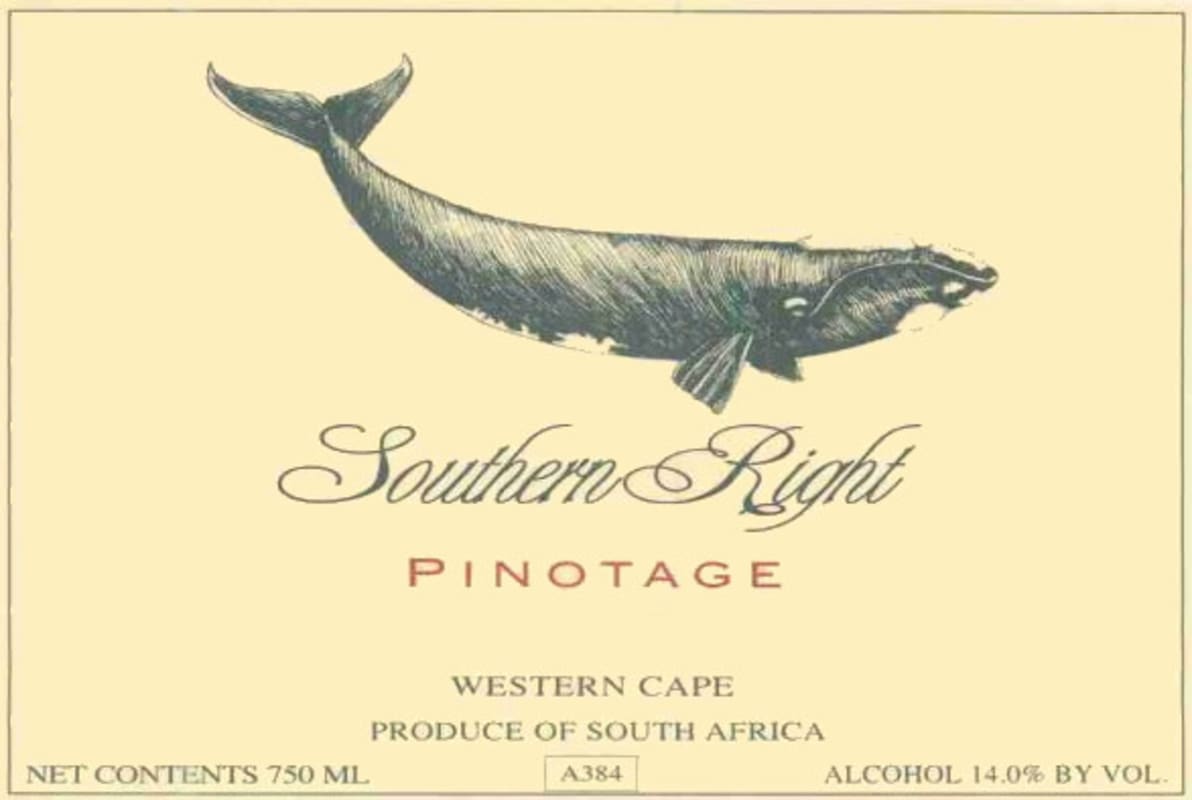 Hamilton Russell Southern Right Pinotage 2010 Front Label