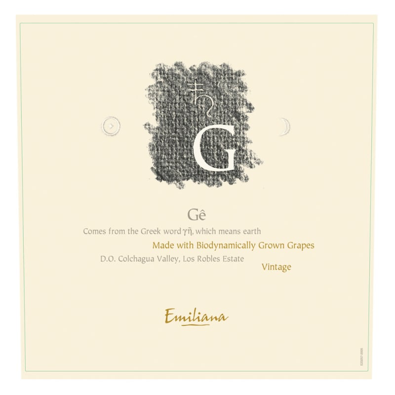 Emiliana Ge (Certified Biodynamic) 2008 Front Label