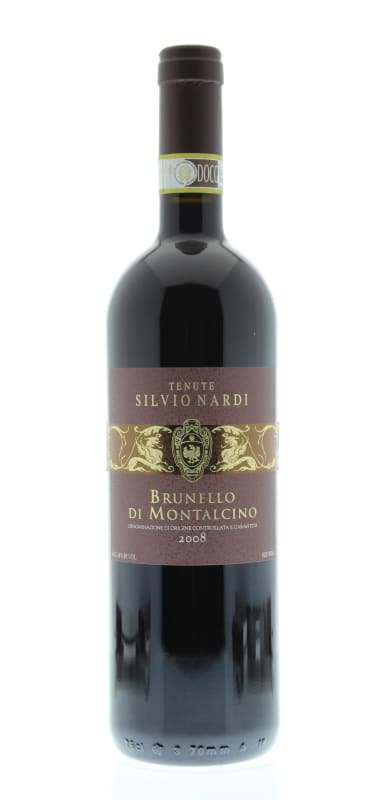 Tenute Silvio Nardi Brunello di Montalcino 2008 Front Bottle Shot