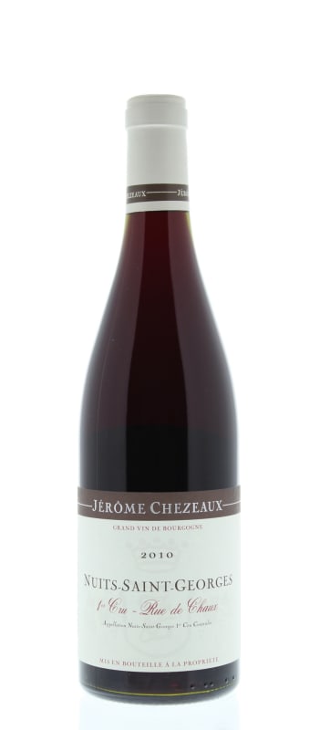 Jerome Chezeaux Nuits-Saint-Georges Premier Cru Rue de Chaux 2010 Front Bottle Shot