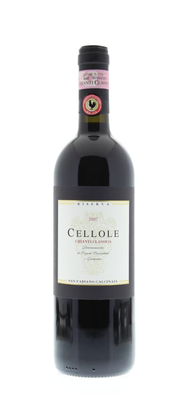 San Fabiano Calcinaia Cellole Riserva Chianti Classico 2007 Front Bottle Shot