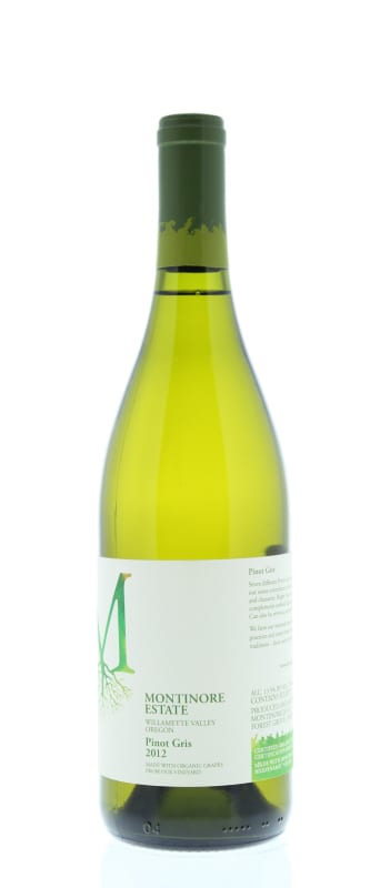 Montinore Estate Pinot Gris 2012 Front Bottle Shot