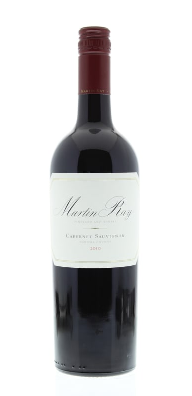 Martin Ray Sonoma County Cabernet Sauvignon 2010 Front Bottle Shot