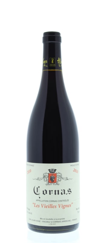 Alain Voge Cornas Vieilles Vignes 2010 Front Bottle Shot