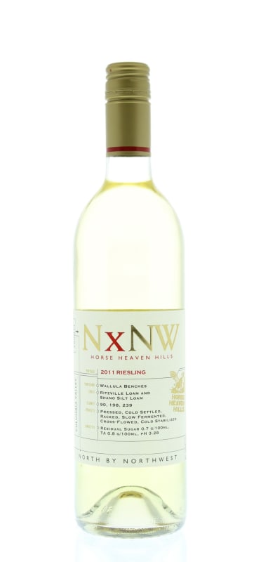 North by Northwest NxNW Horse Heaven Hills Riesling 2011 Front Bottle Shot
