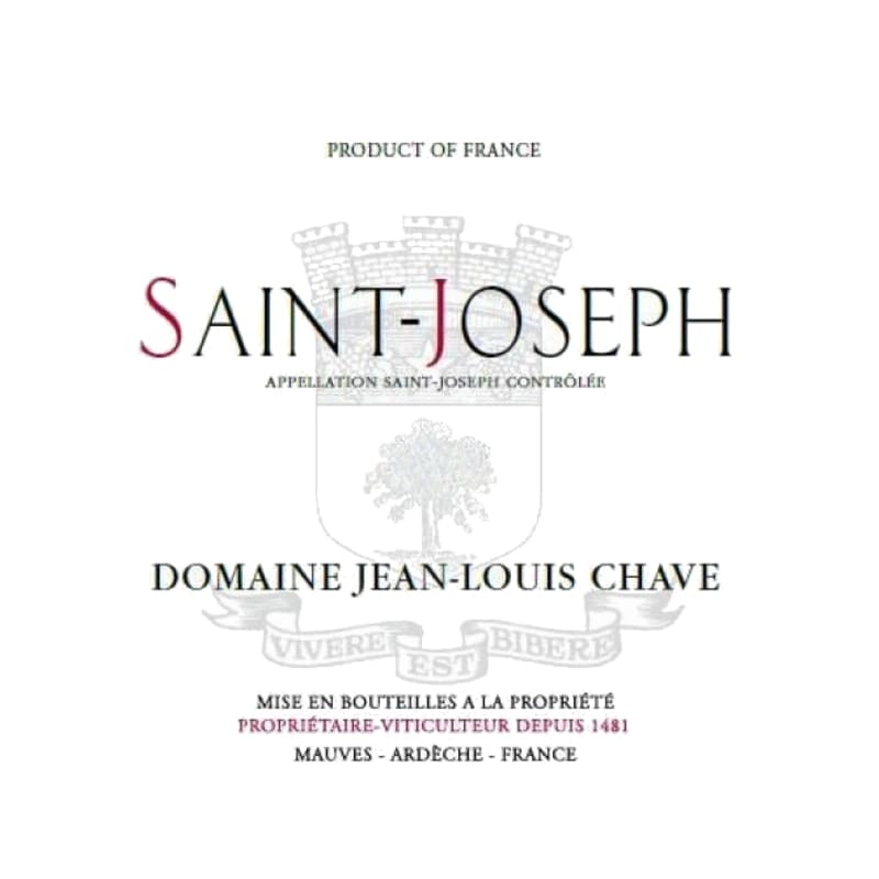 Jean-Louis Chave Saint-Joseph 2010 Front Label