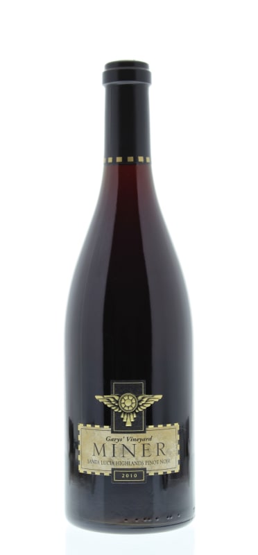 Miner Family Garys' Vineyard Pinot Noir 2010 Front Bottle Shot