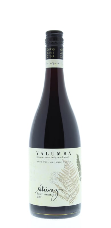 Yalumba Organic Shiraz 2012 Front Bottle Shot