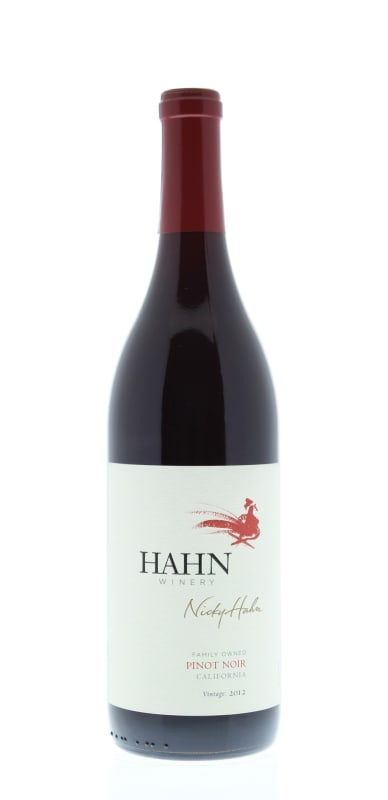 Hahn California Pinot Noir 2012 Front Bottle Shot